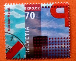 Nr.1042 Arteplage Murten Sondermarken GESTEMPELT 2002  