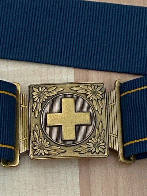 Schweizer Armee Cinture: OFFIZIERS GURT  CH ARMEE – Usato da Chur venduto da silbermon 1