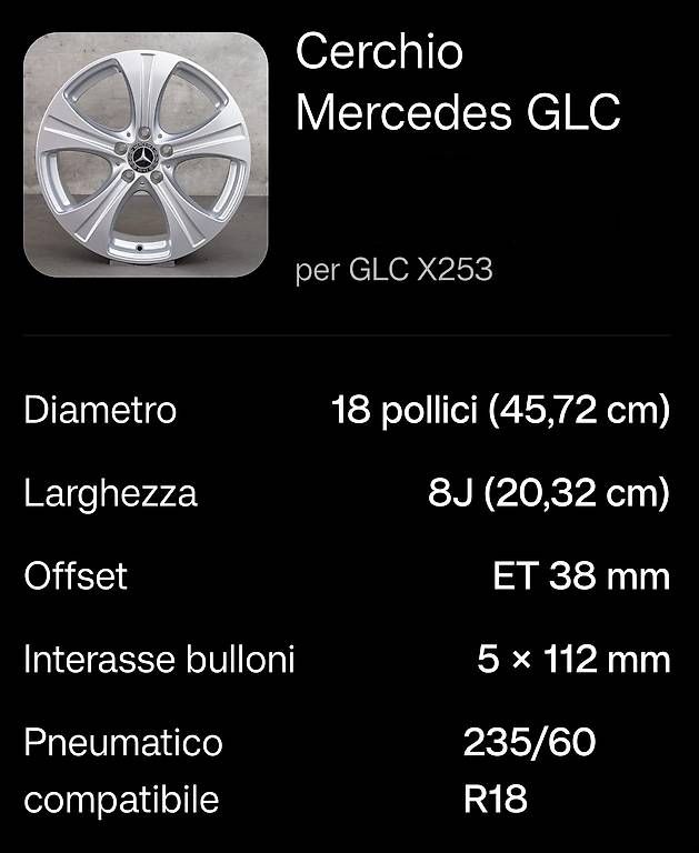 Cerchioni: Cerchioni GLC  "C253" – Usato da Lugano venduto da Sinba328 4