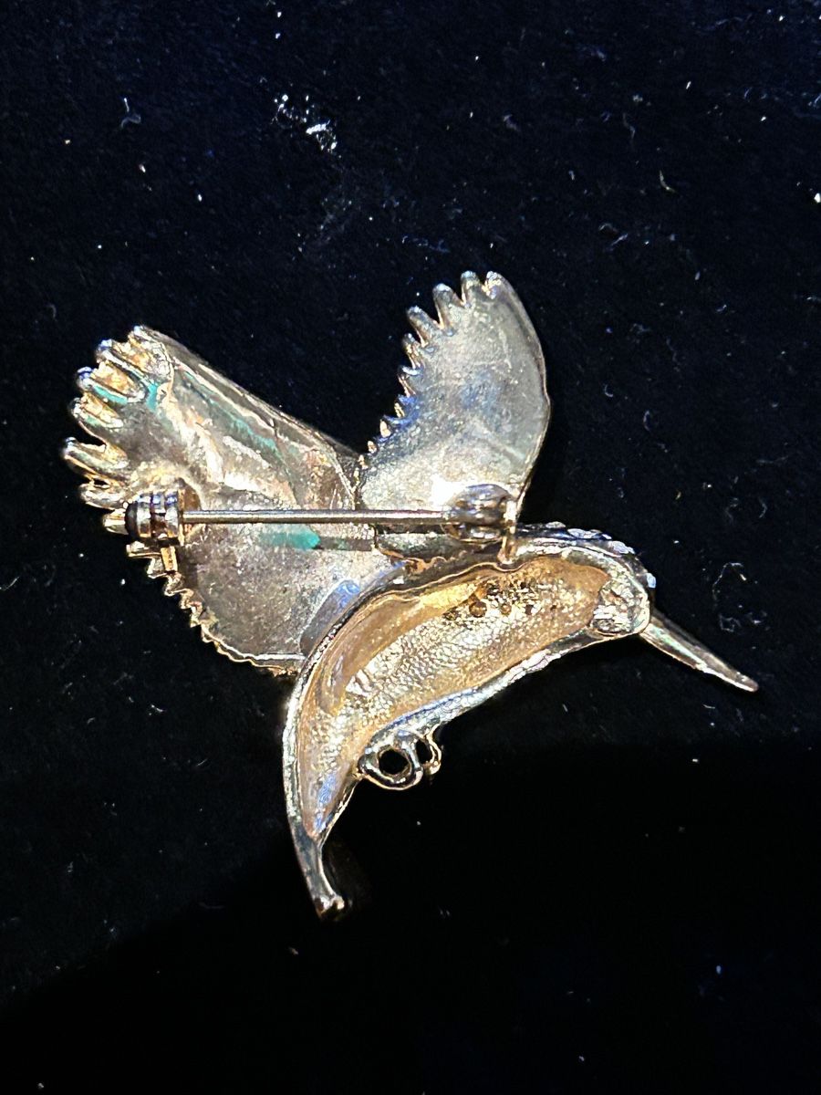 Broschen & Nadeln: Kolibri Brosche Modeschmuck – Gebraucht aus Basel von Creafox 1