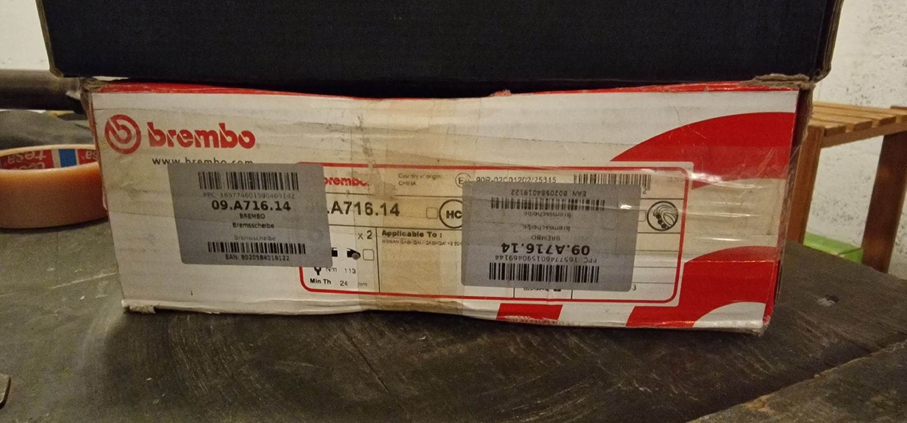 Brembo Alle Autoersatzteile: disque de frein – Neu (gemäss Beschreibung) aus Ménières von Paprikaz34