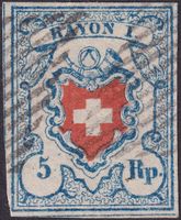 Rayon I, T.6 B1-RU einwandfrei mit Attest K.Trüssel, 675.-+