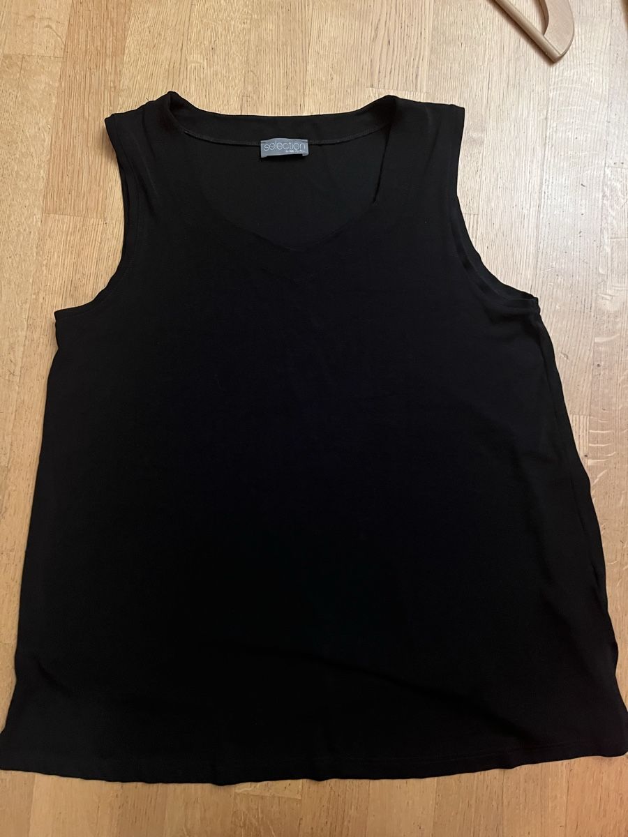 Top: Schwarzes Top von Selection by Ulla Popken , Gr. 46/48 – Nuovo (secondo la descrizione) da Zürich venduto da imelisa 4