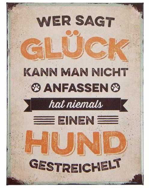 Magnete: Magnet - Glück  Hund NEU – Neu und originalverpackt aus Sitterdorf von imsis