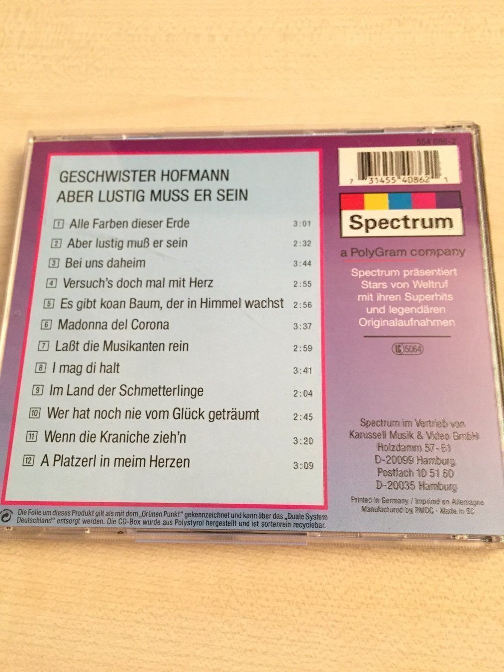CD: Geschwister Hofmann - Aber lustig muss – Usato da Rüti ZH venduto da alumedien 1