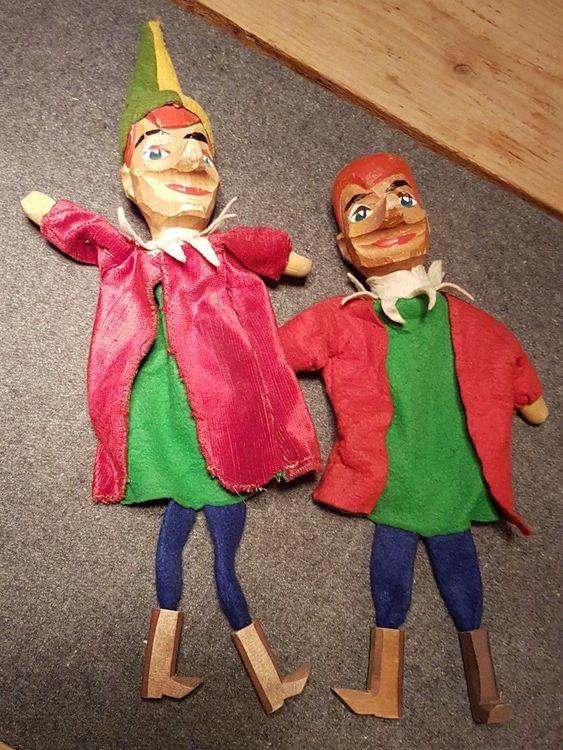 ALTE KASPERLI FIGUREN Holz Kasperle Handpuppen (Gebraucht) in für CHF 1 ...