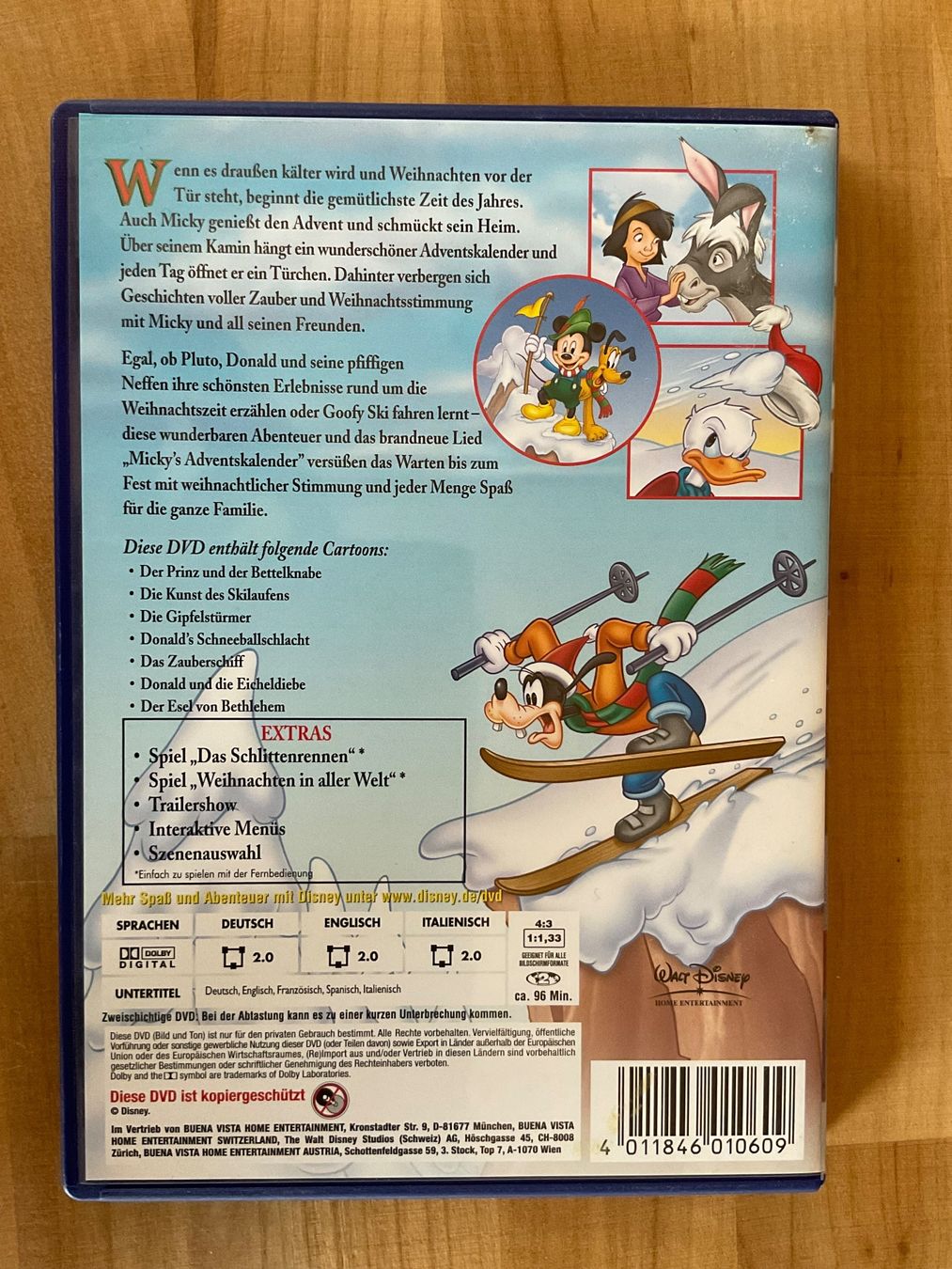 Tutti i DVDs: DVD Mickys lustigen Adventskalender – Usato da Rümlang venduto da Sambas19 1