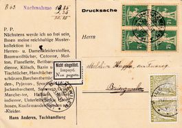 1937: Tellbube VB Nr. 171++, NN-Drucksache, Brienzwiler (BE)