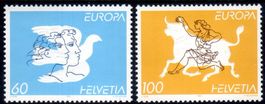 1959 SERIE EUROPAMARKEN H. ERNI FRIEDE + FREIHEIT **POSTFRIS