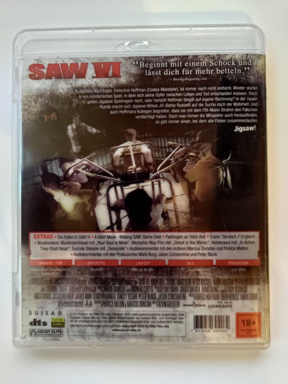 Tutti i DVDs: SAW VI - 6 – Usato da Liestal venduto da Kratzilla 2
