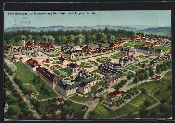 Cartoline postali: Bern, Schweizerische Landesausstellung 1 – Usato da Berlin venduto da bartko-reher