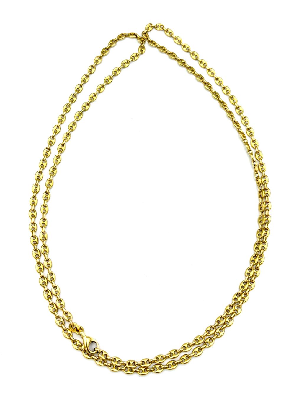 Catenine: Sautoir "Grain de café" or jaune 18K – Usato da Renens VD venduto da Diademe.sarl 2