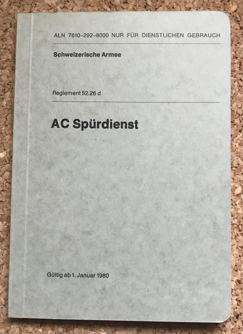 Schweizer Armee Armi bianche: SCHWEIZER ARMEE AC SPÜRDIENST 1980 – Usato da Ostermundigen venduto da wini63