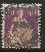 CH107 - Helvetia avec épée no 107 vollstempel