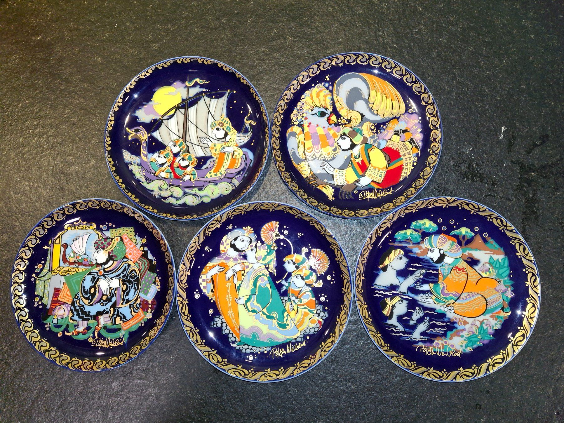 Rosenthal Tutte le decorazioni: Wand-Teller, Sindbad der Seefahrer – Usato da Alpnachstad venduto da moritz0111