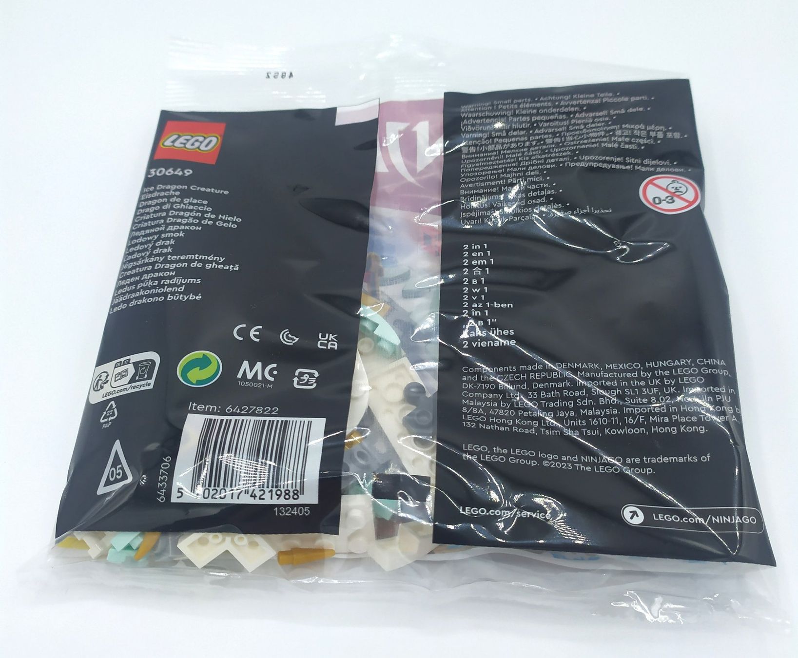 Lego Kit di costruzioni: LEGO NINJAGO 30649 - Eisdrache – Nuovo e nell'imballaggio originale da Schlatt TG venduto da AndrTra 1