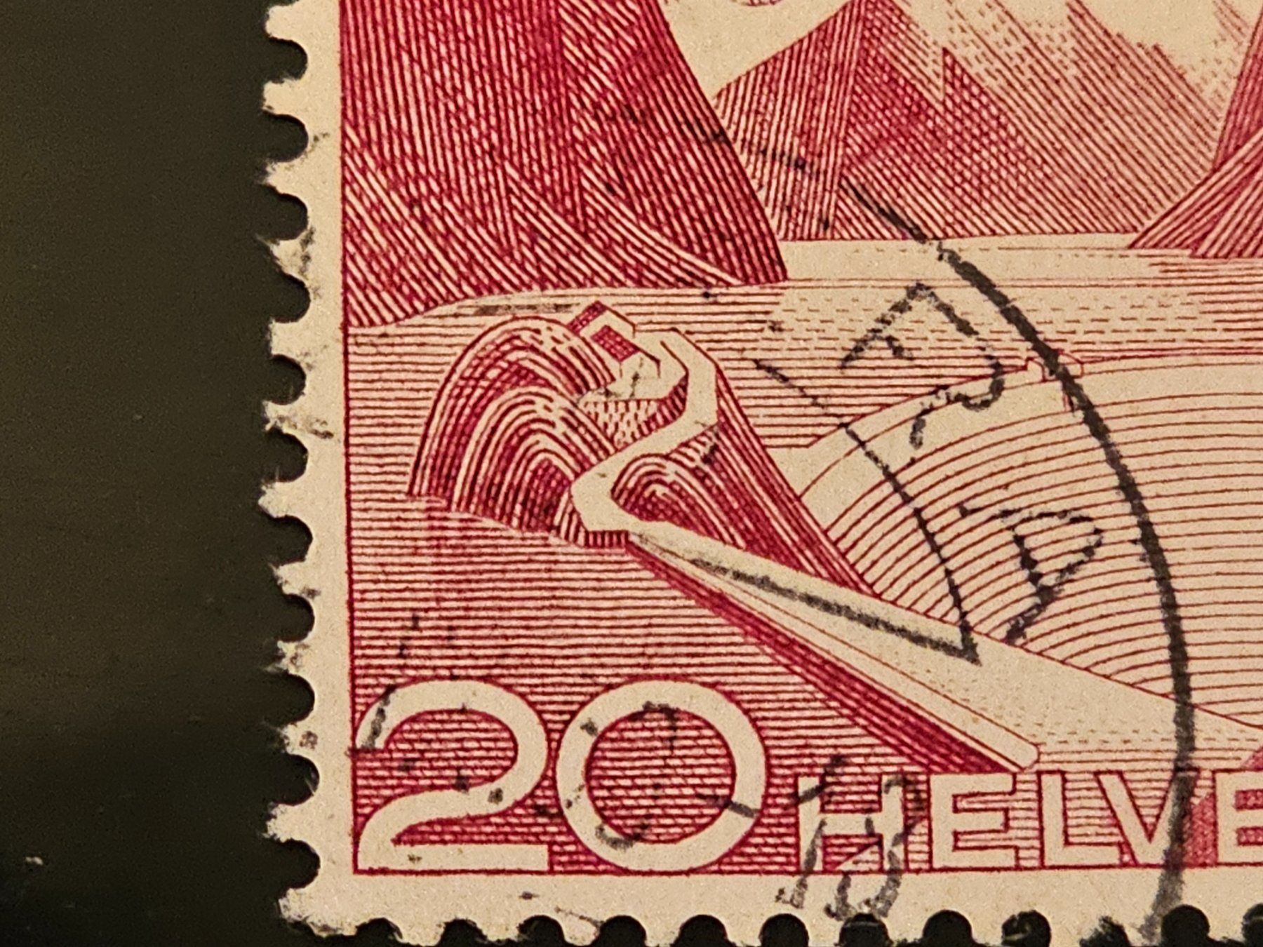 Alle Briefmarken: CH 1949 N° 301 Urtype SBK FR. 80.-- – Gebraucht aus Monte Carasso von giave 1
