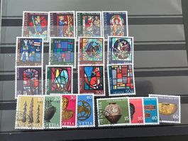 Pro Patria Lot auf Steckkarte gest. (R674)