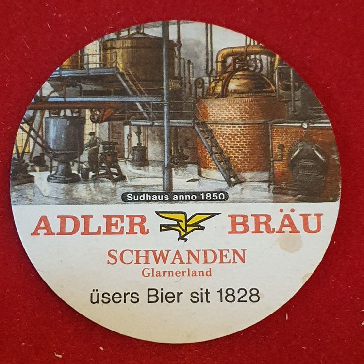 Bierdeckel Alt Adler Br u Schwanden Regional Bank BD9 Kaufen Auf 