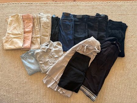 Summerclothes Gr. 27/28. 10 Trousers (linen)3 Skirts CLOSED
