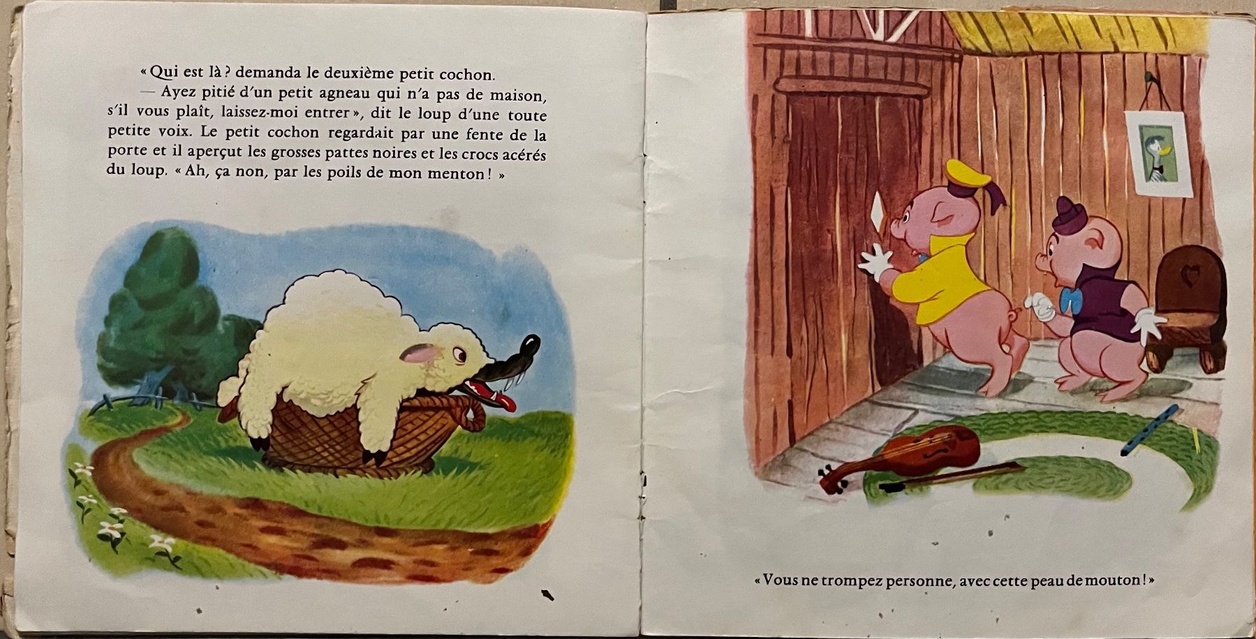 Dischi in vinile: WALT DISNEY - LES TROIS PETITS COCHONS – Usato da Bussigny venduto da vinyl-pas-cher 4
