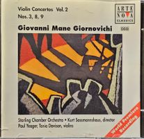 Giornovichi - Violin Concertos Vol. 2 Nos. 3,8,9