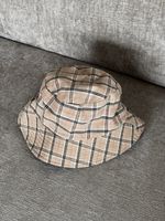 Bob réversible à carreaux et noir, taille unique, neuf