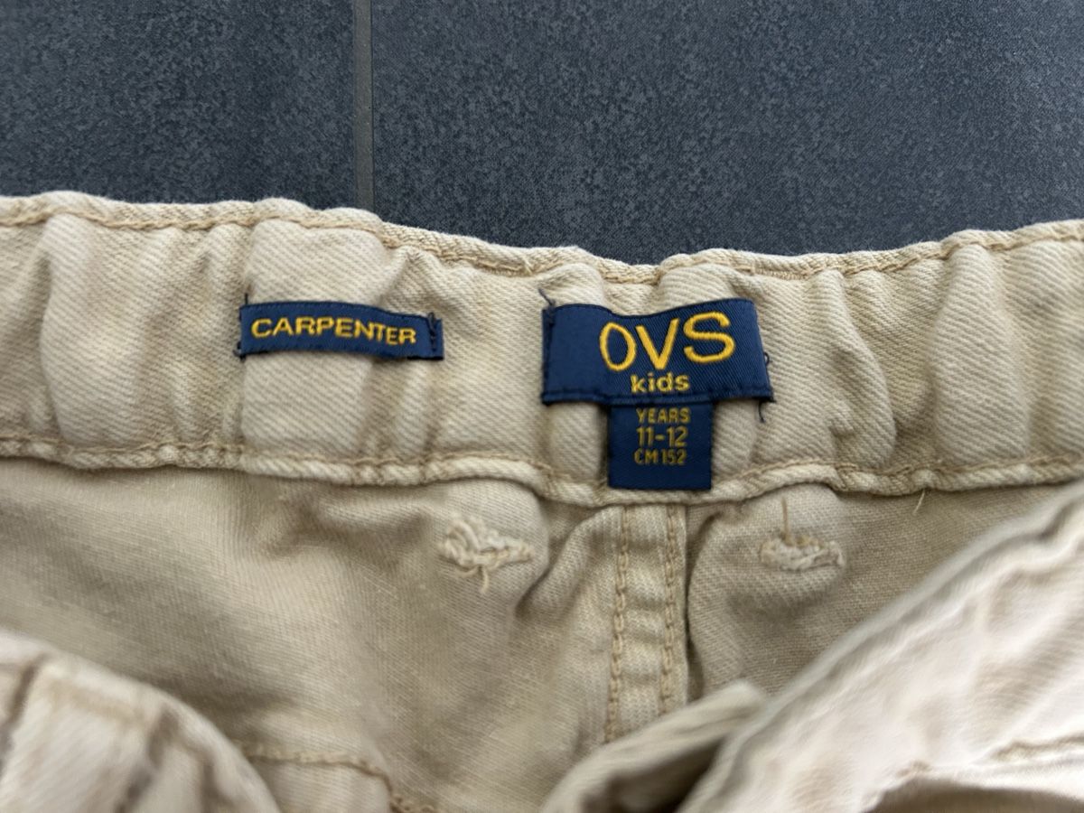 Pantalons: OVS Carpenter Hose, Beige, Gr. 152 – D'occasion à Unterlangenegg par Dodo2108 1