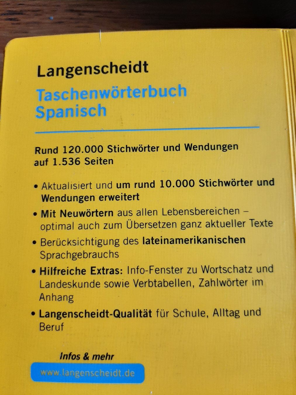 Libri: Taschenwörterbuch Spanisch – Usato da Vaduz venduto da Saphira015 1