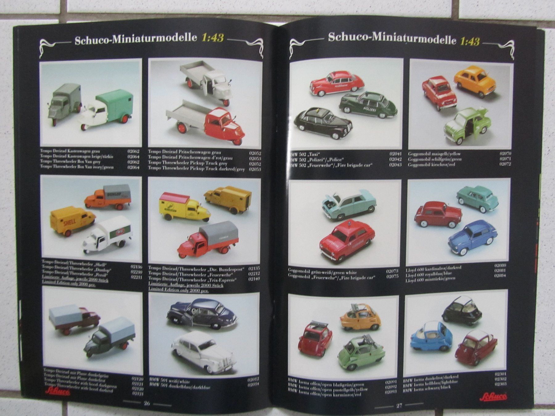 Schuco Modellautos: Schuco, Modellauto-Katalog, von 1997 – Gebraucht aus Weiningen ZH von dietsch57 6