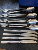 12 teiliges Besteckset Villeroy Boch Messer Gabel Löffel
