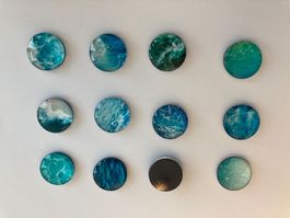 12x Kühlschrankmagnete Motiv Ozean