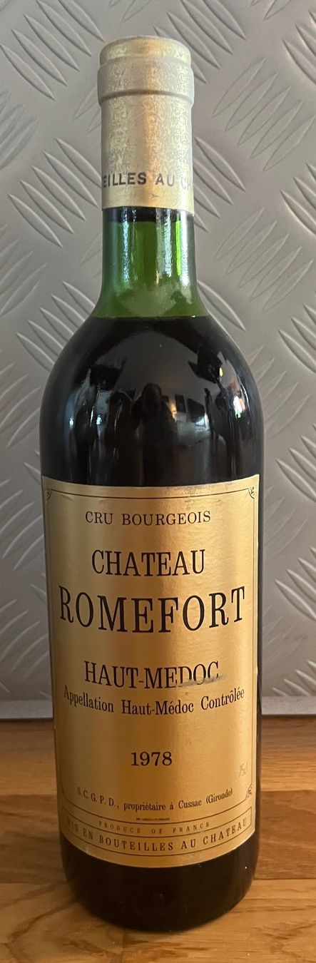 Vino: CHATEAU ROMEFORT HUT-MEDOC 1978 – Nuovo (secondo la descrizione) da Emmenbrücke venduto da Herzog07 6