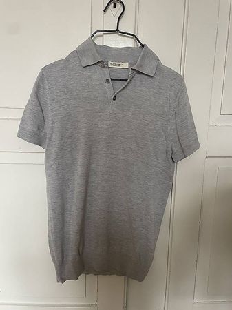Suitsupply Polo-Shirt, Baumwolle/Seide, Grau, Grösse XS