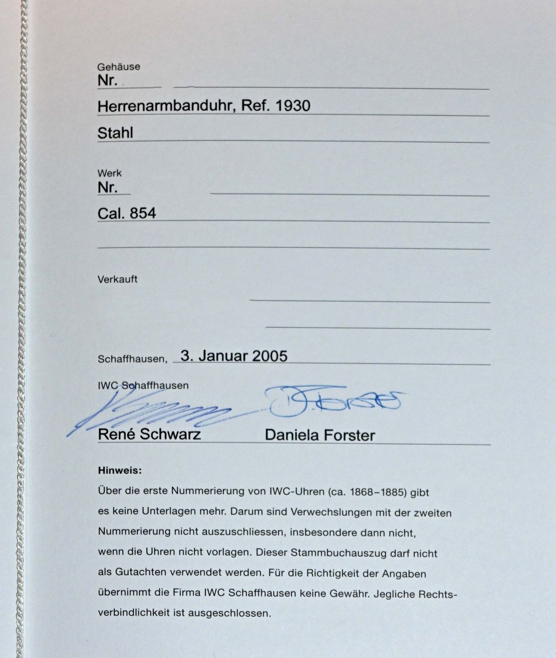 IWC Orologi: IWC Golf-Club SL, Ref. 1930, NOS – Nuovo (secondo la descrizione) da St. Gallen venduto da playitagain 6