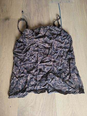 Snake Animal Print Rock Rockabilly Metal Top Gr 38