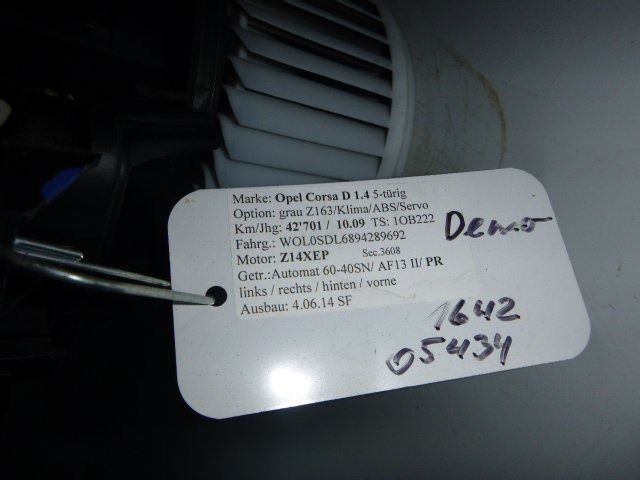 Heizgeräte: Heizlüfter 13335075 Opel Corsa D – Gebraucht aus Güttingen von TopMotor 2