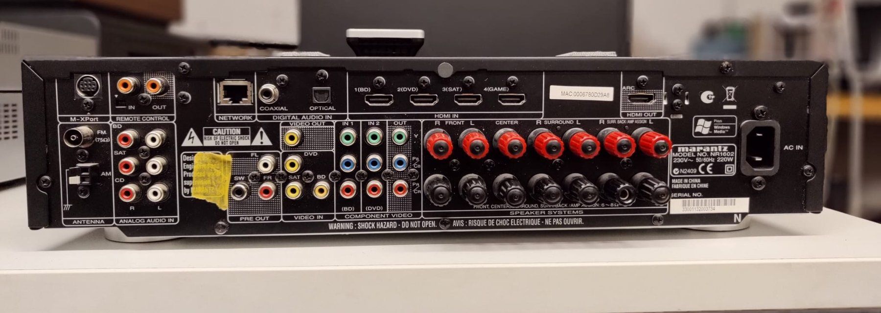 Marantz Receiver: Marantz AV Sourround Receiver NR 1602 – Gebraucht aus Oberengstringen von Limmat8102 1