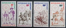 Dahomey Kat. 636-639 ** 1975 (200 Jahre USA)