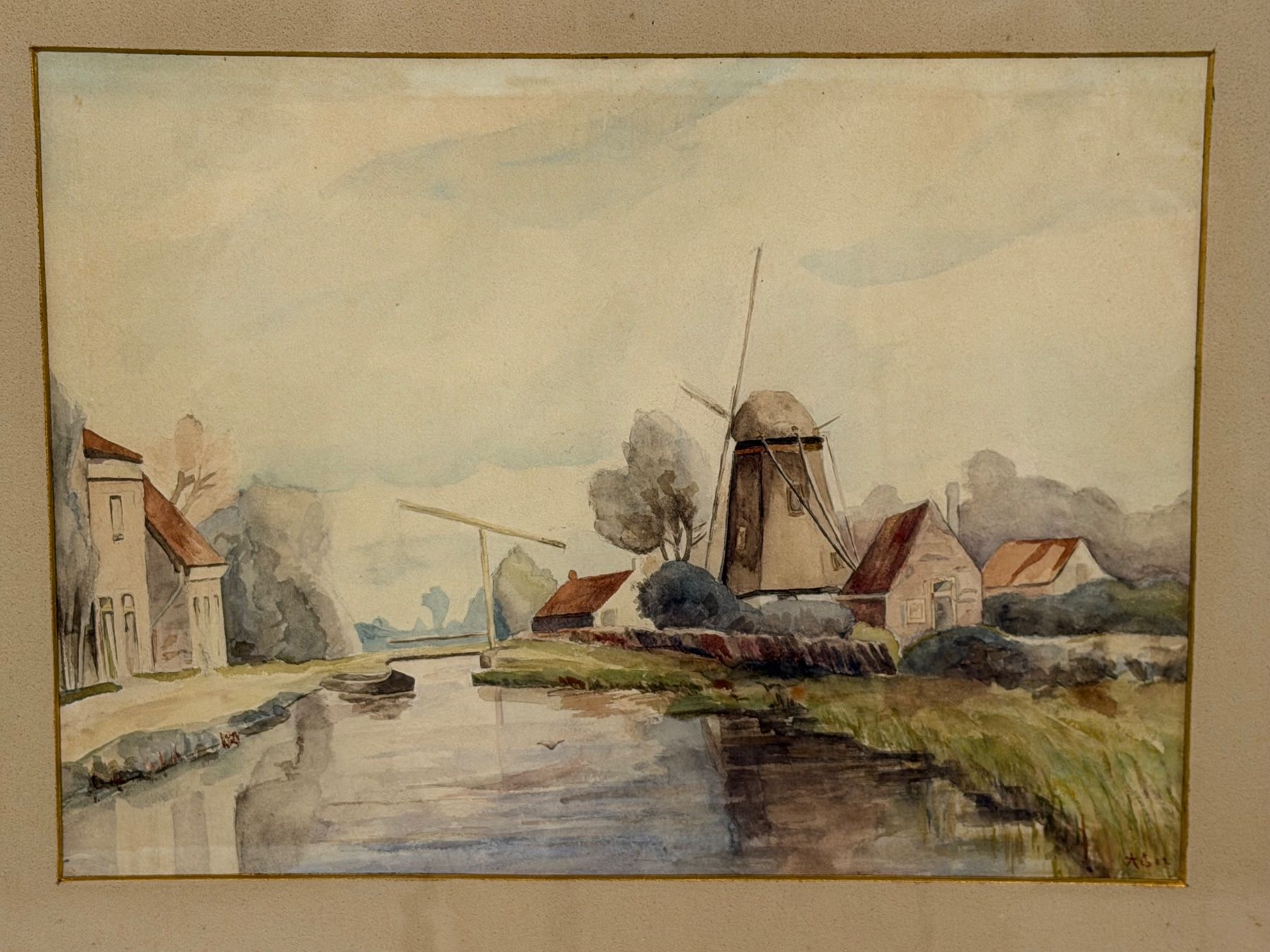 Gemälde: Antike Malerei Landschaft – Gebraucht aus Basel von PAUL_ART 2