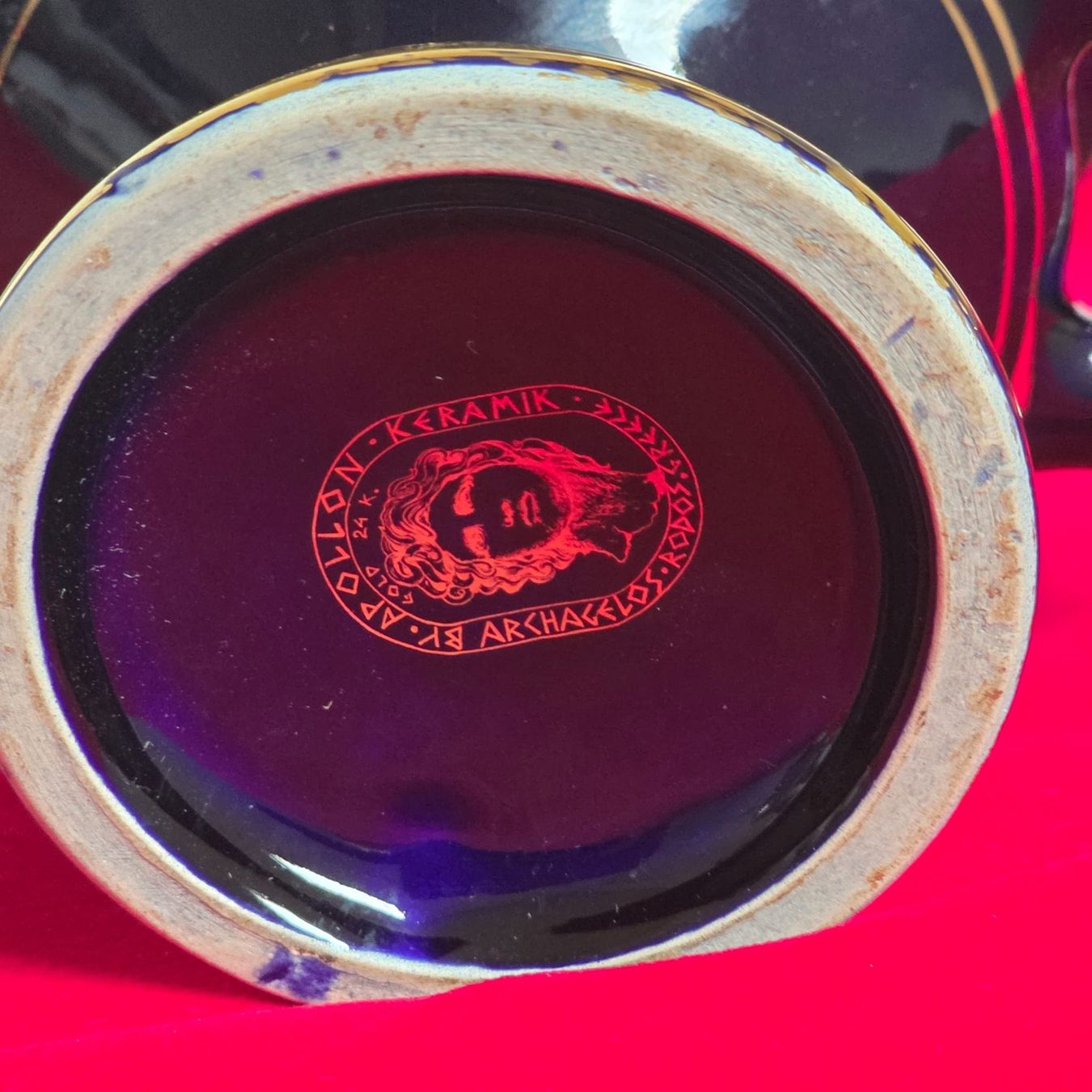 Vasi & Recipienti: Keramik Vase mit Golddekor – Usato da Rheinsulz venduto da Dred 6