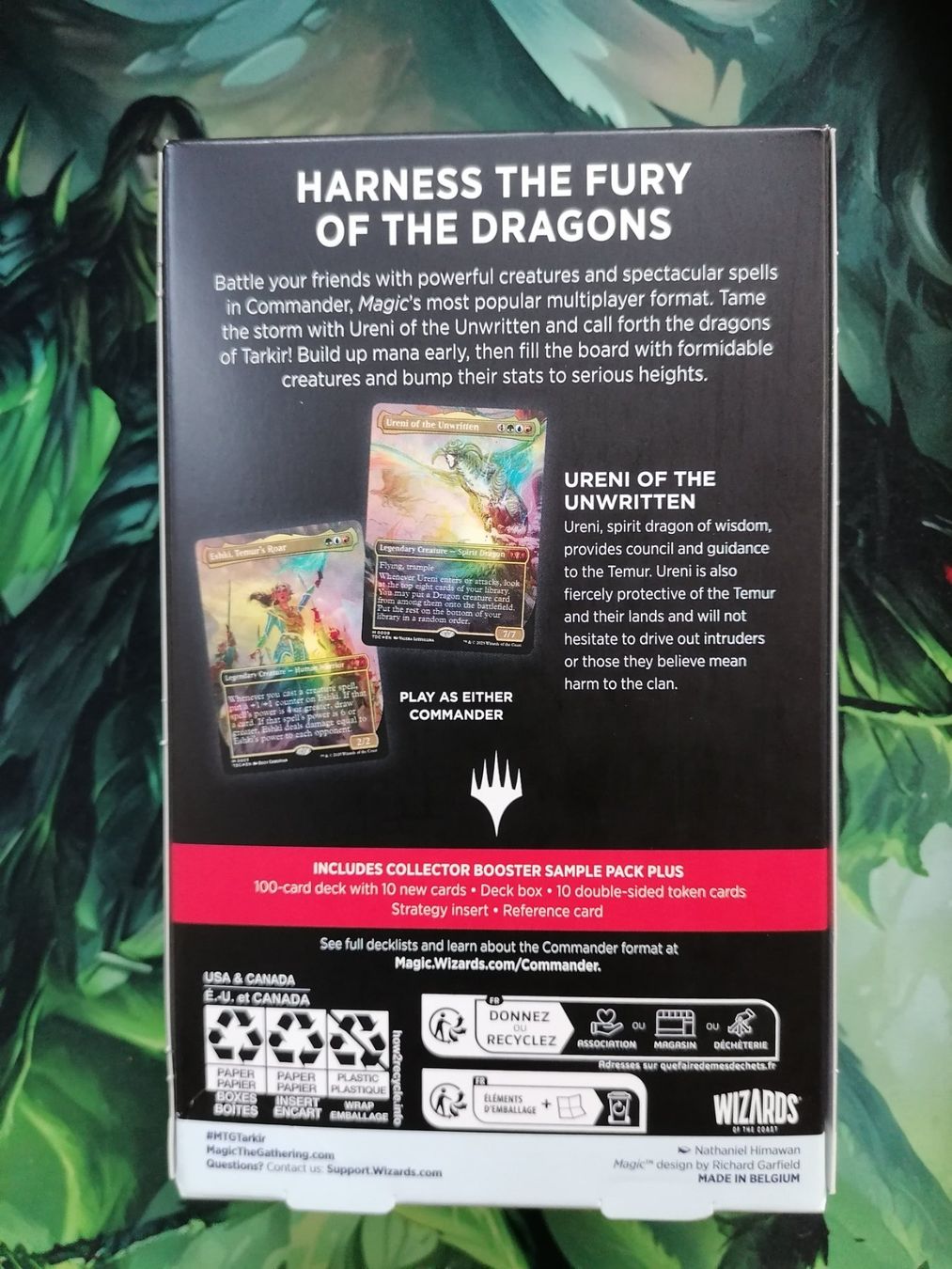 Magic The Gathering Carte collezionabili: MtG Tarkir Dragonstorm Temur Roar Commander ENG – Nuovo e nell'imballaggio originale da Basel venduto da BigFishBig 1