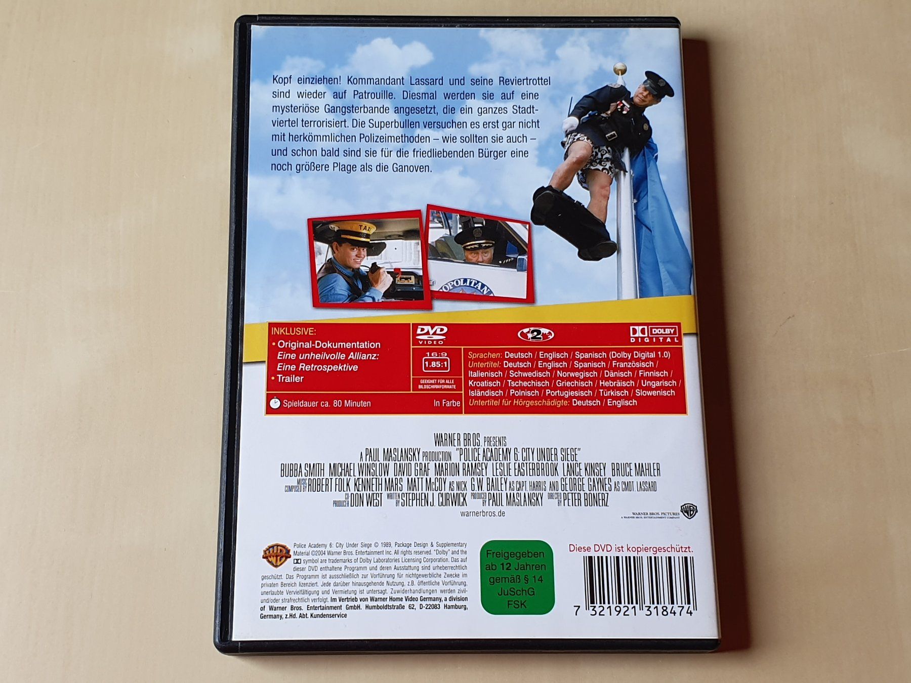 Tutti i DVDs: Police Academy 6 – Usato da Stansstad venduto da collectorsshop 1