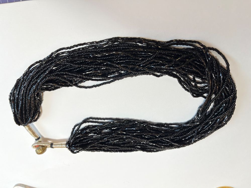 Janrax 6 Schlanke Schwarze Kugelschreiber Mit Kette – Für Empfang Oder Büro