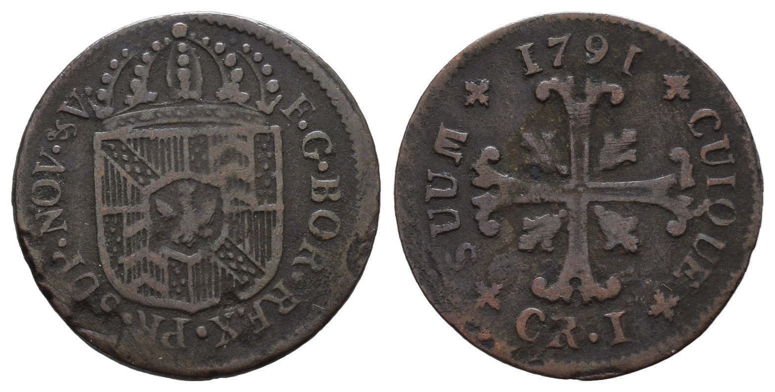 Alle Münzen: Neuenburg Kreuzer 1791  /3349 – Gebraucht aus Trimbach von Solothurn1