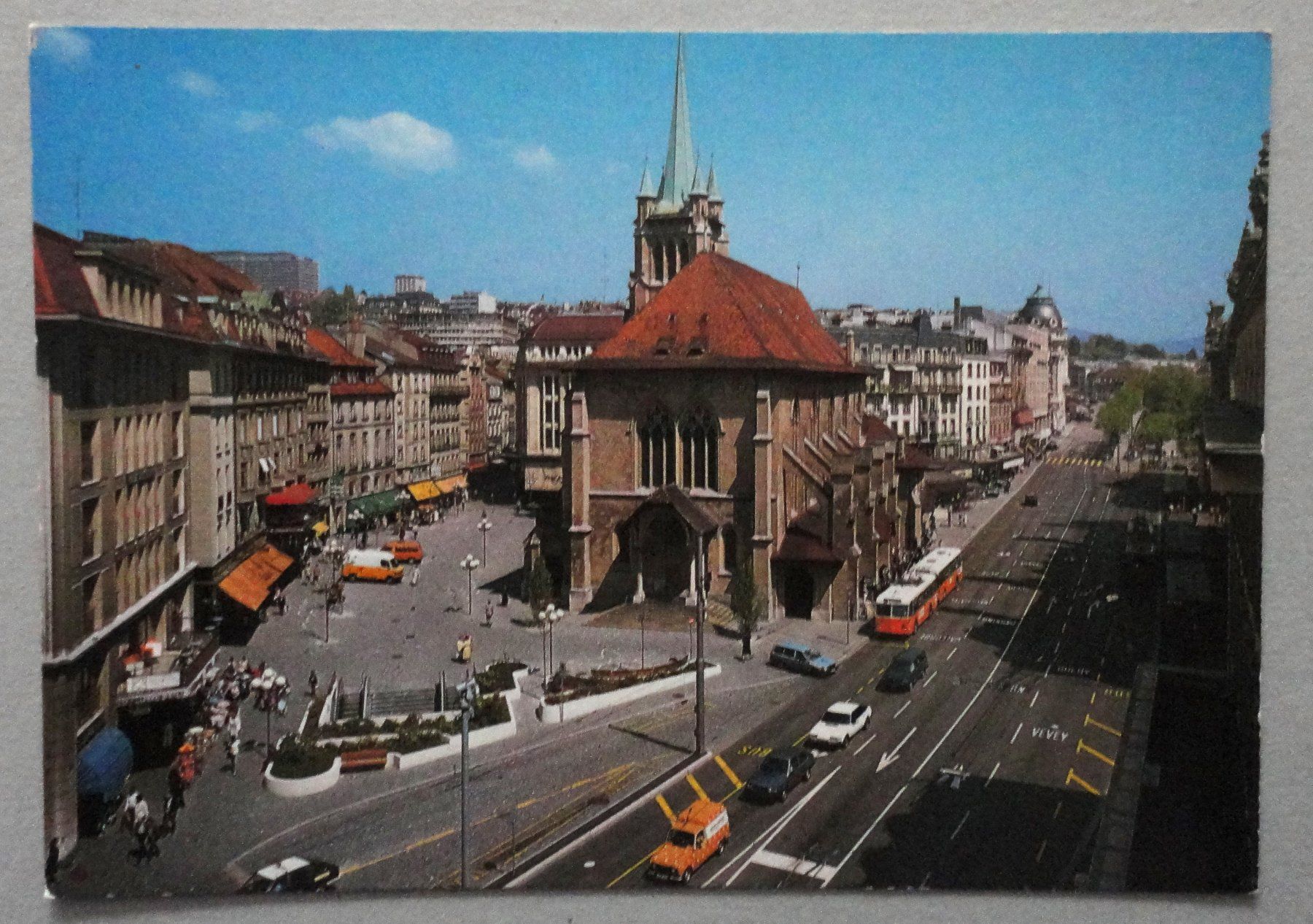 Cartoline postali: Lausanne - Place St-François – Usato da Fétigny venduto da Billy2miny