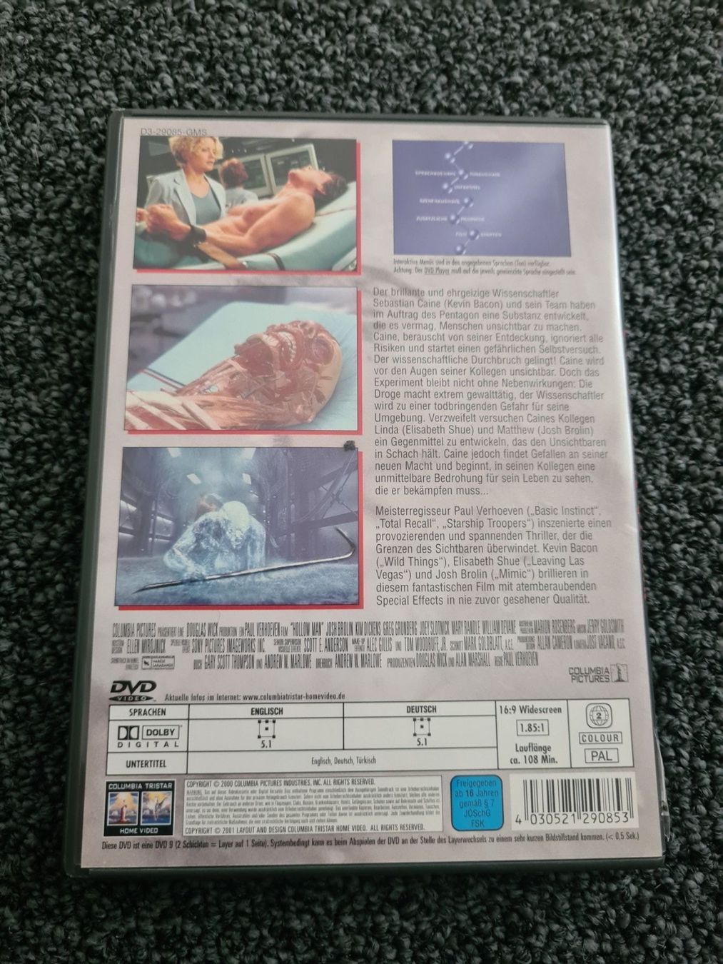 Alle DVDs: HOLLOW MAN (11654) – Gebraucht aus Ruswil von M71 1