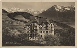 Alte Ansichtskarte Goldiwil, Hotel Jungfrau, Top! 1929