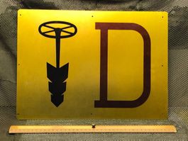 Schweizer Armee Schild Tafel Jalon Militär Militärschild