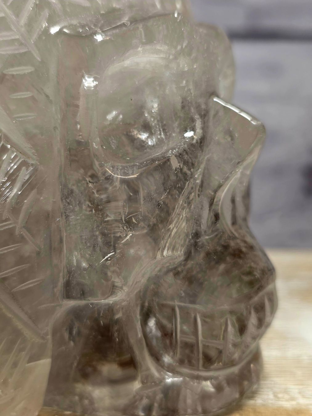 Minerali & Pietre curative: Wunderbarer Lodolith Schädel 1.36kg – Nuovo e nell'imballaggio originale da Matzingen venduto da Shay_Crystalz 2